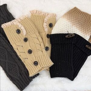 Cozy Knit Sweater Boot Topper Collection